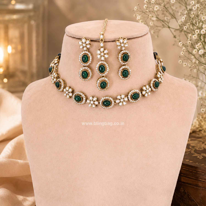 Emerald Darina Victorian Jewellery Set- New Arrival