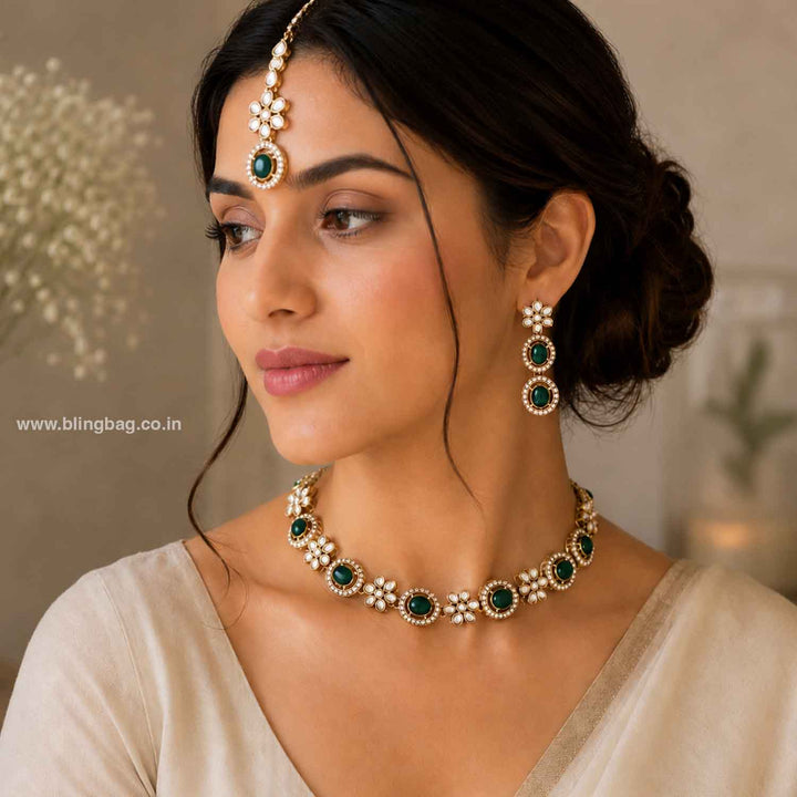 Emerald Darina Victorian Jewellery Set- New Arrival