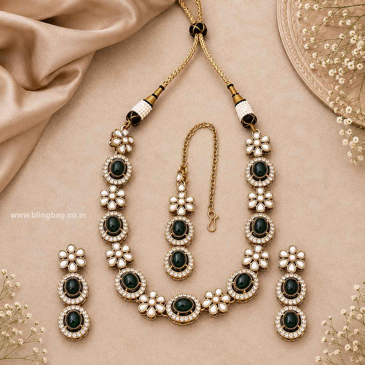 Emerald Darina Victorian Jewellery Set- New Arrival