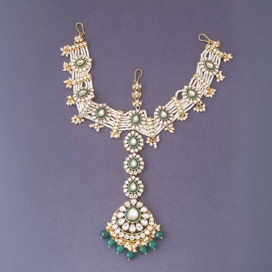 Emerald Janani Bridal Jewellery Set