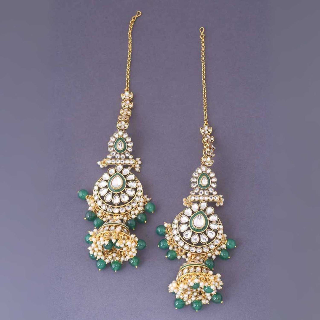 Emerald Janani Bridal Jewellery Set