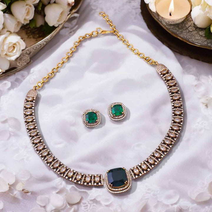 Emerald Janie Hasli Victorian Jewellery Set- New Arrival