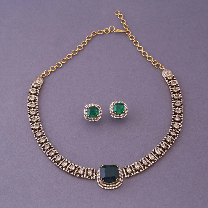 Emerald Janie Hasli Victorian Jewellery Set- New Arrival
