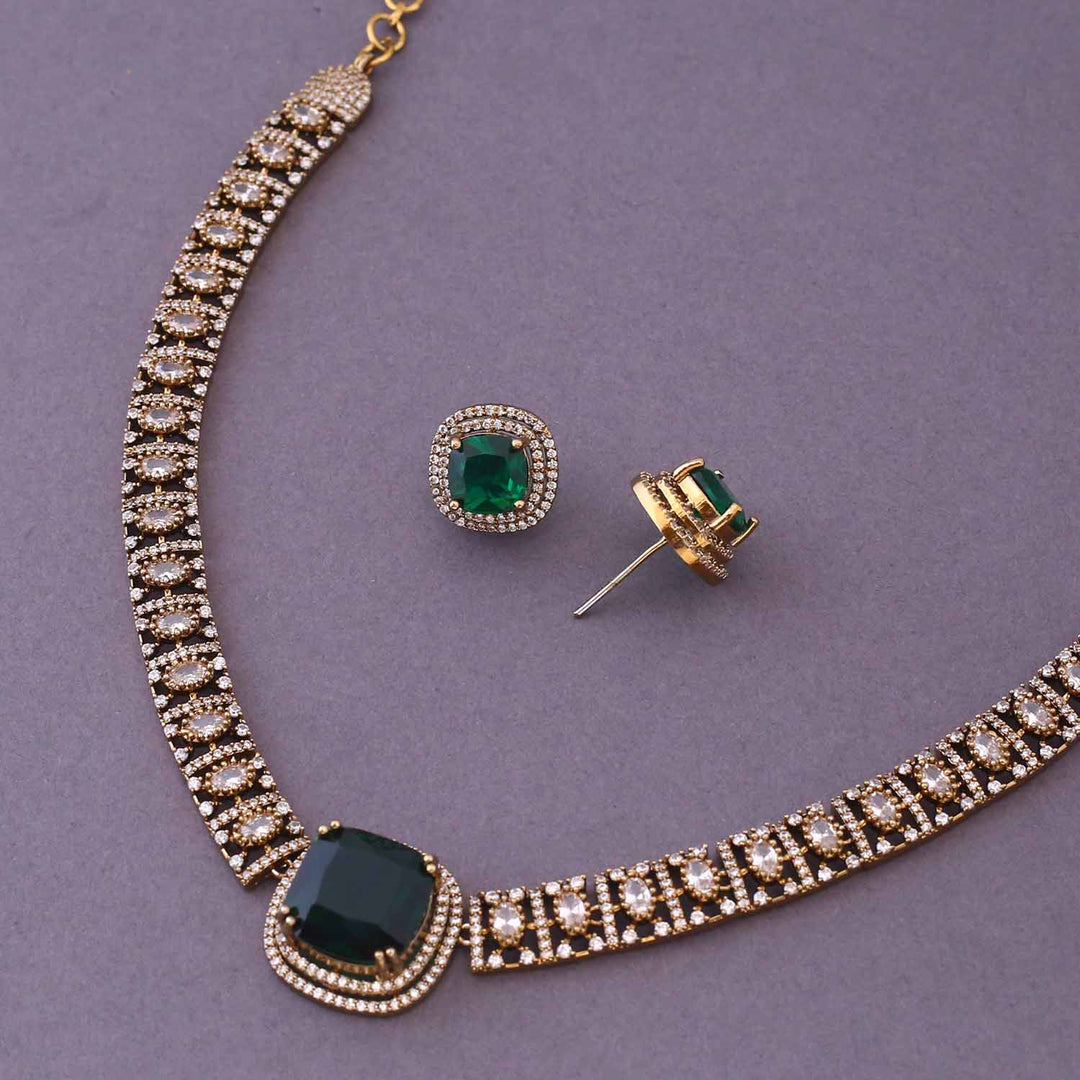 Emerald Janie Hasli Victorian Jewellery Set- New Arrival