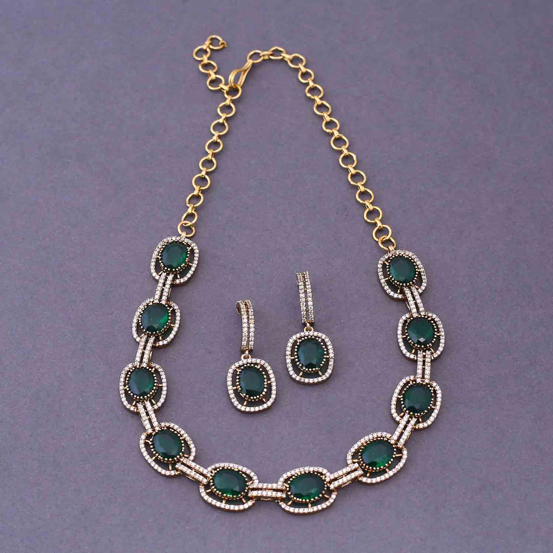 Emerald Jasminka Victorian Jewellery Set - New Arrival