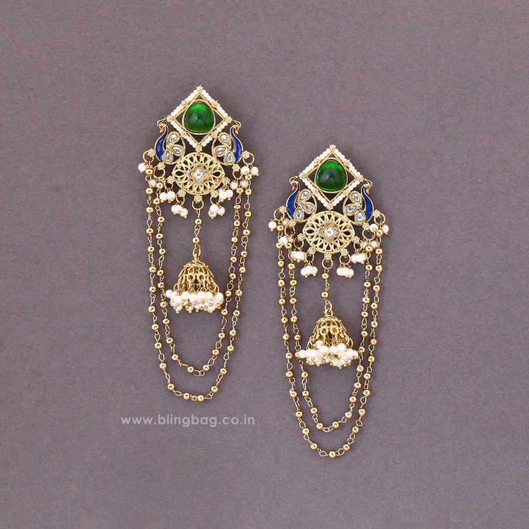 Emerald Jesin Jhumkis