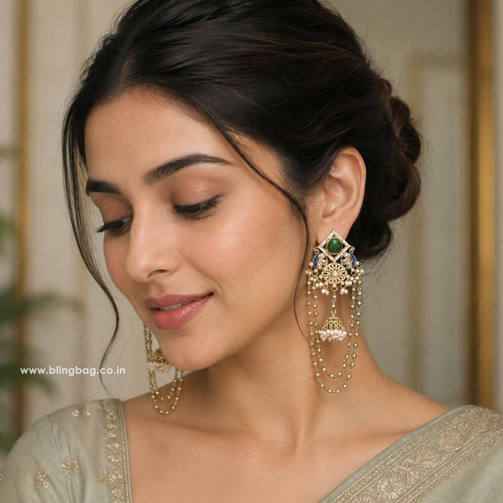 Emerald Jesin Jhumkis