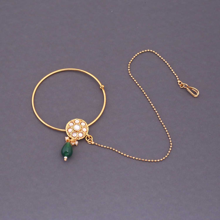 Emerald Jhanvi Kundan Bridal Jewellery Set