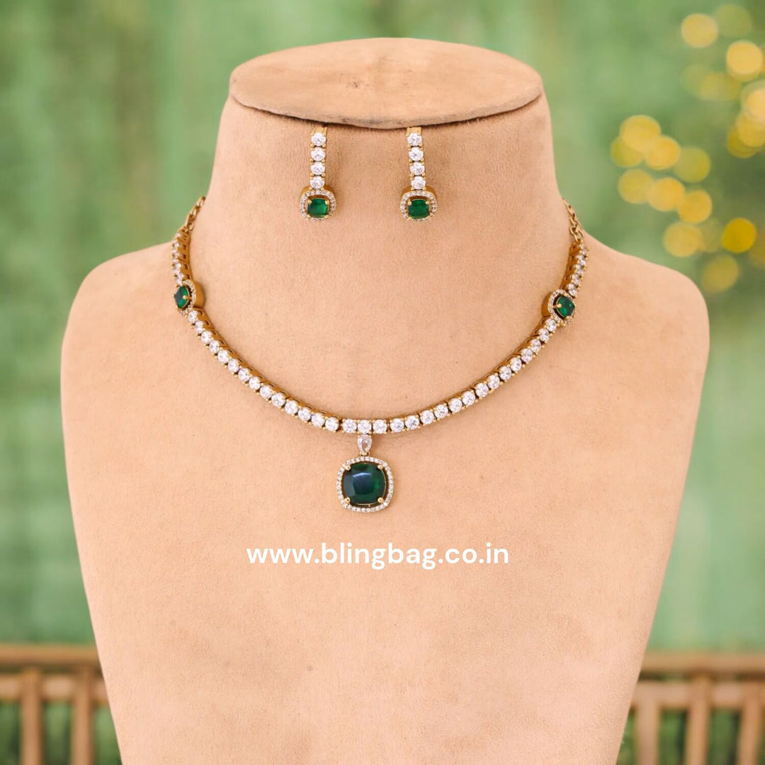 Emerald Joseline Victorian Jewellery Set - New Arrival