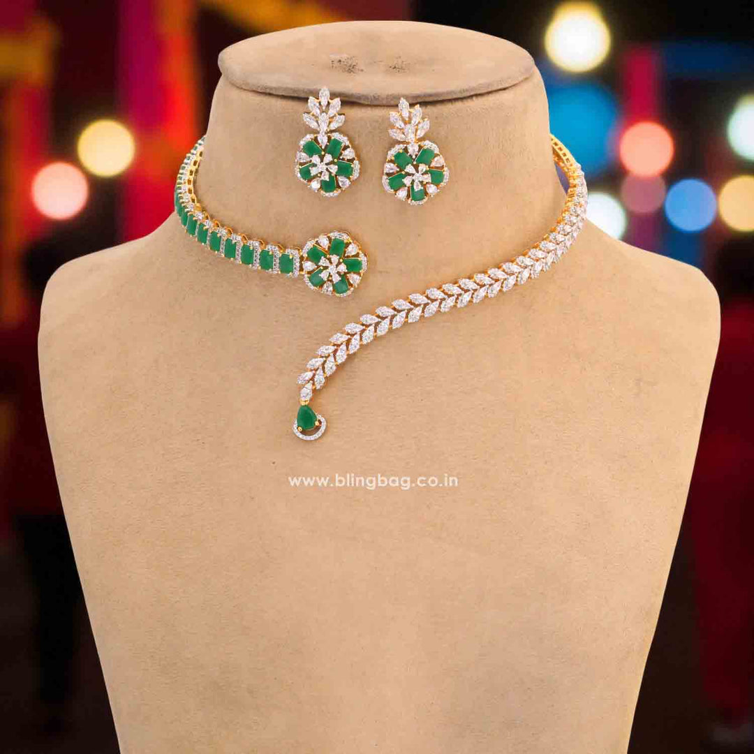 Emerald Juli Hasli Zirconia Jewellery Set