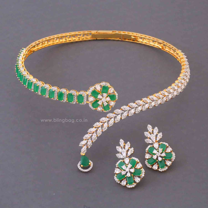 Emerald Juli Hasli Zirconia Jewellery Set