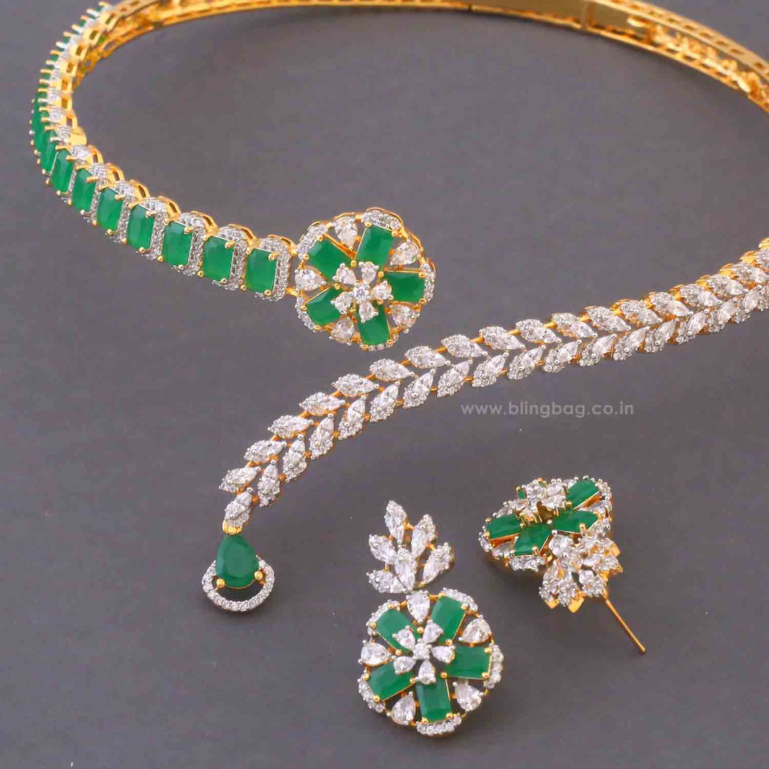 Emerald Juli Hasli Zirconia Jewellery Set