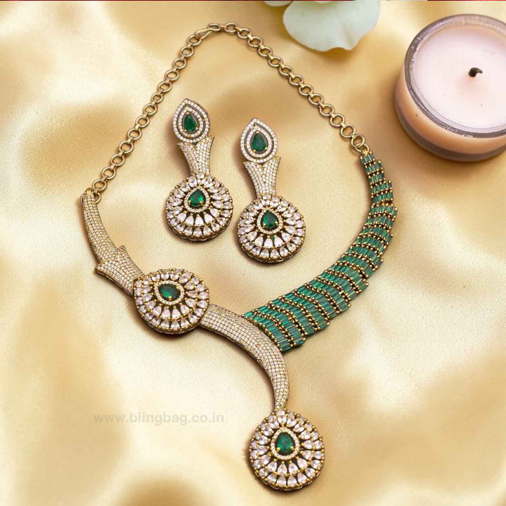Emerald Juliaie Victorian Jewellery Set- New Arrivals