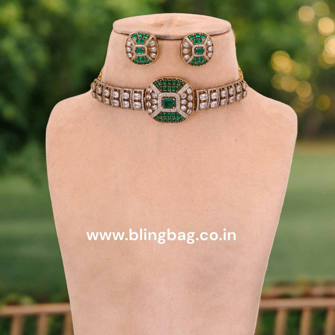 Emerald Jura Victorian Jewellery Set - New Arrival
