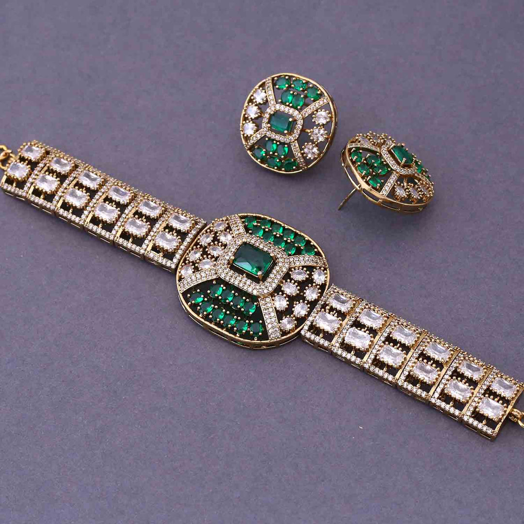 Emerald Jura Victorian Jewellery Set - New Arrival