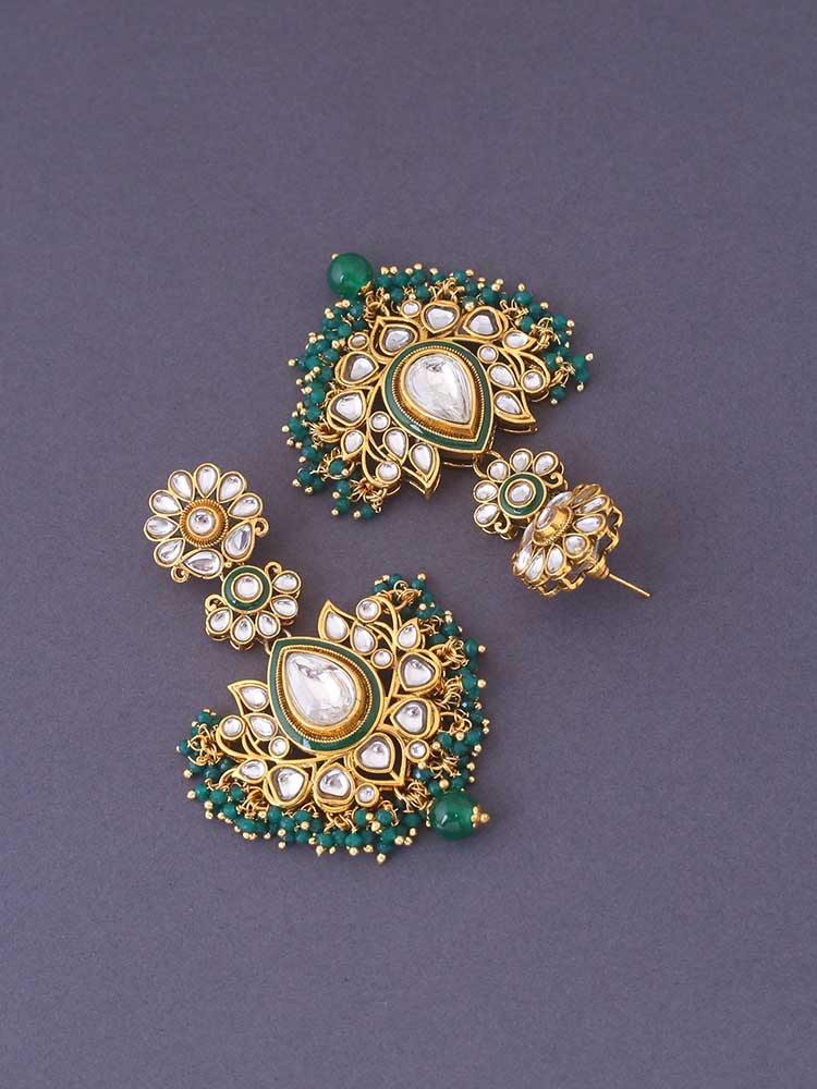 Emerald Jyothika Danglers