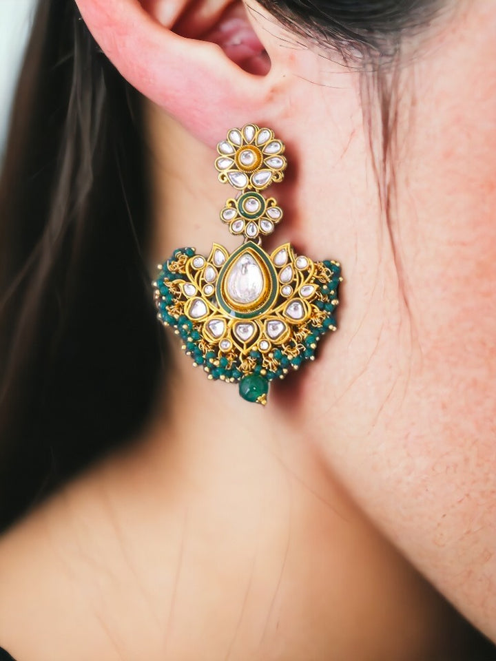 Emerald Jyothika Danglers