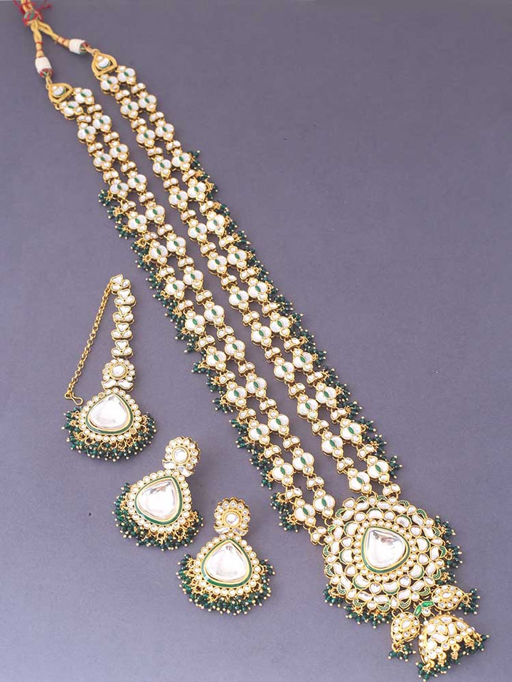 Emerald Kalpana Jewellery Set