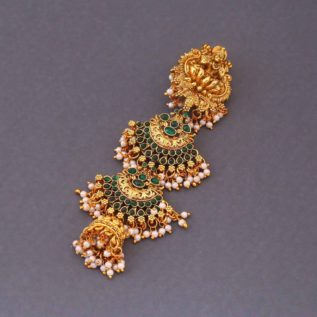 Emerald Kamakshi Temple Hair Chooti