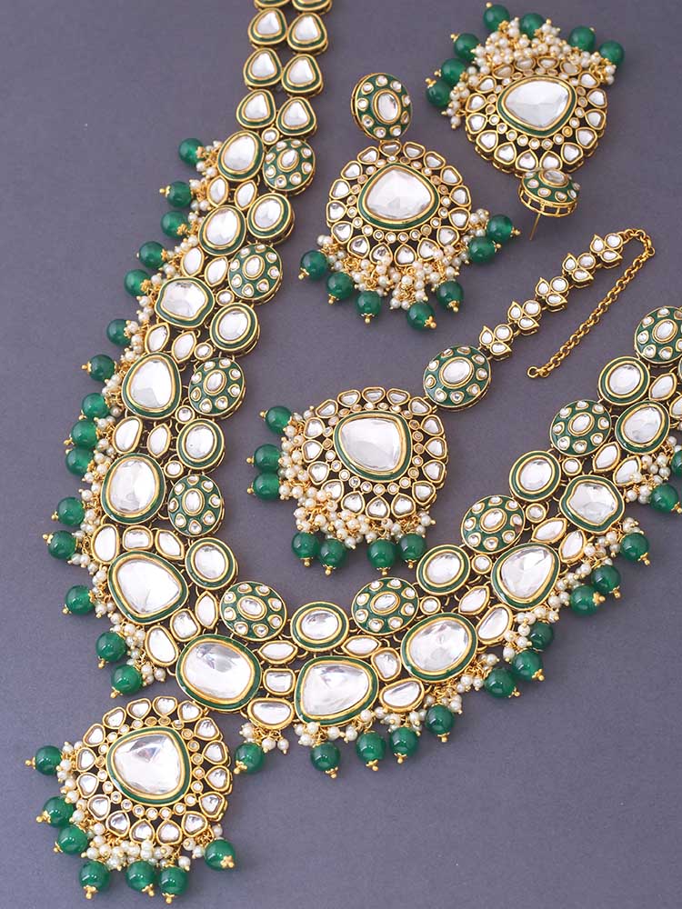 Emerald Kareena Jewellery Set