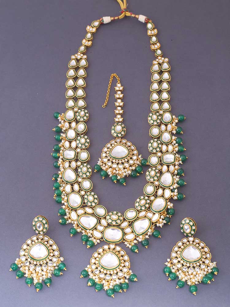 Emerald Kareena Jewellery Set