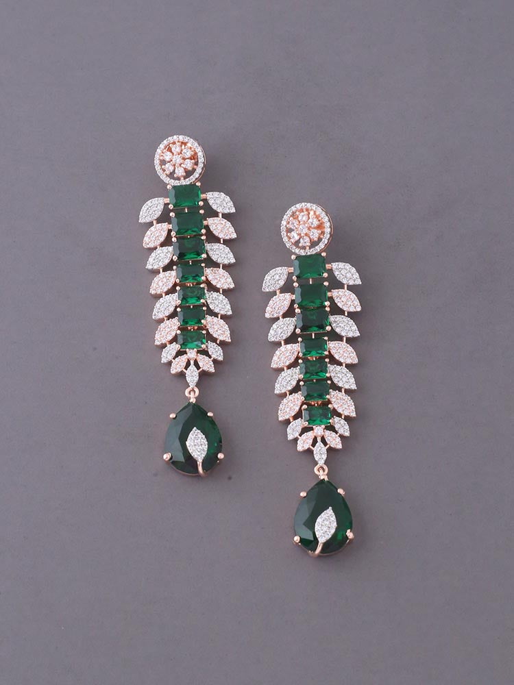 Emerald Karissa Zirconia Danglers