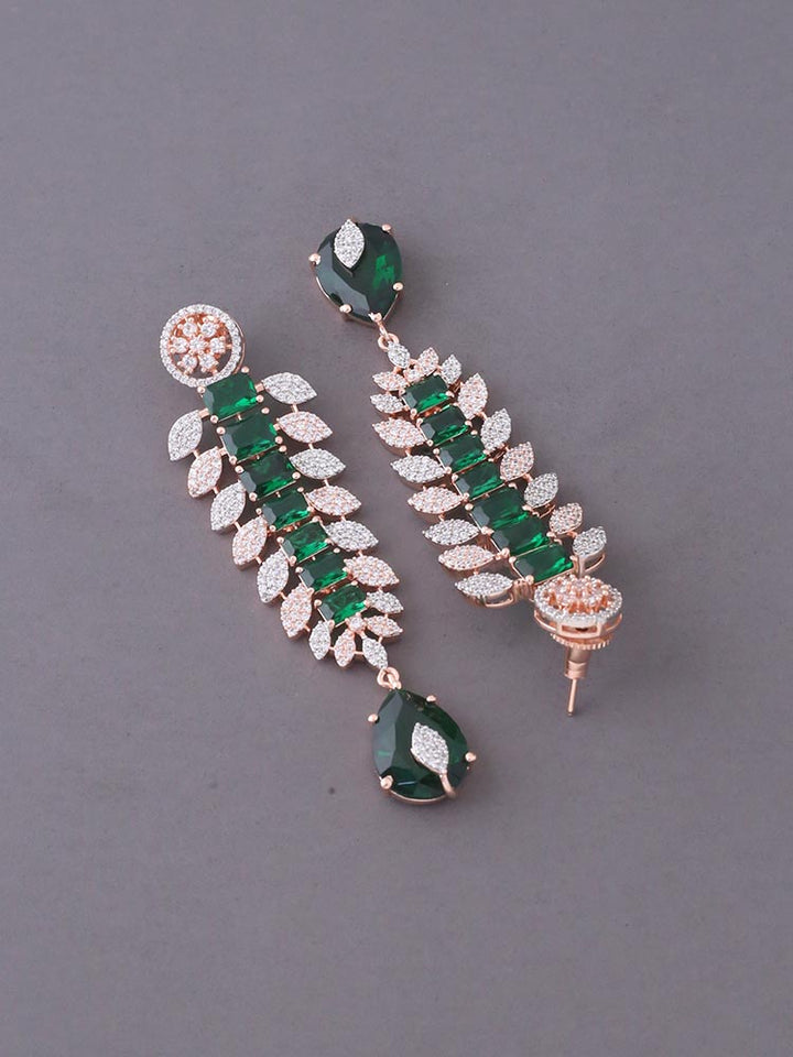 Emerald Karissa Zirconia Danglers
