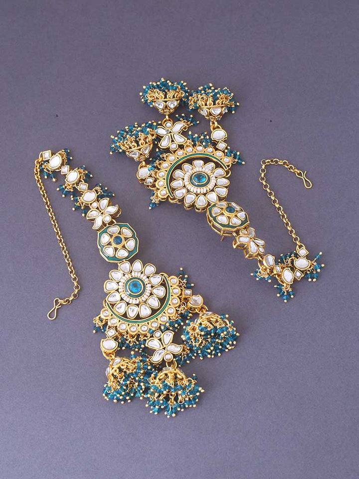 Emerald Kasi Jhumkis