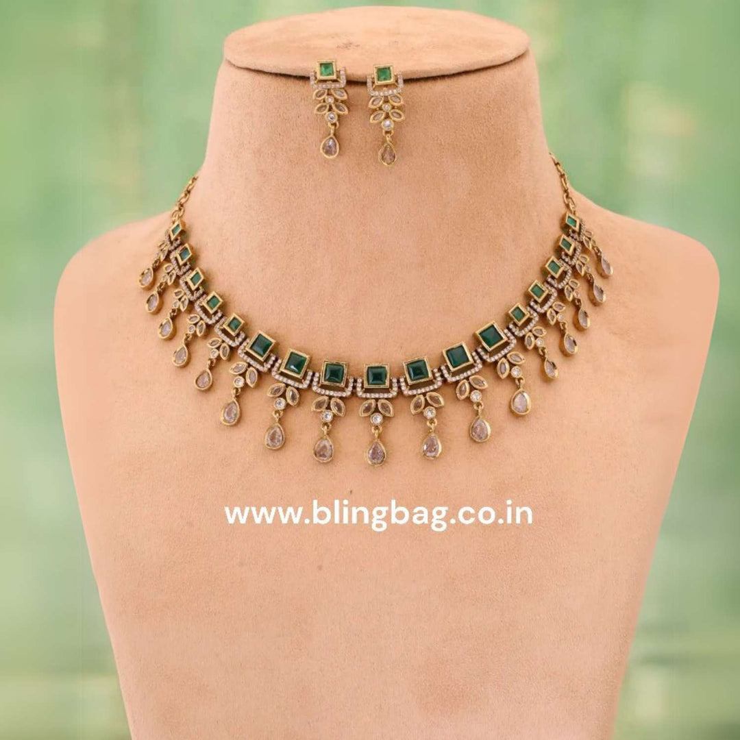 Emerald Katarina Victorian Jewellery Set - New Arrival