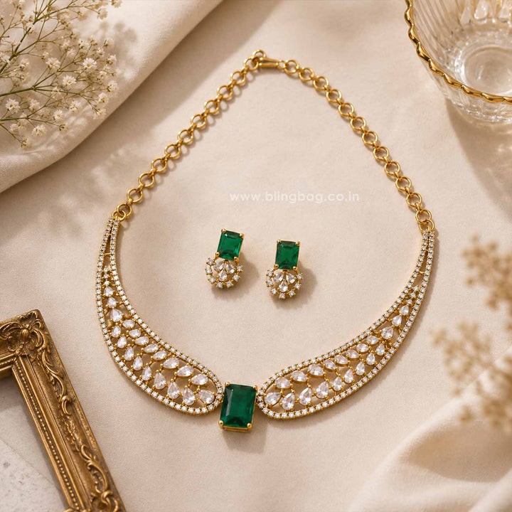 Emerald Elsie Hasli Victorian Jewellery Set- New Arrival