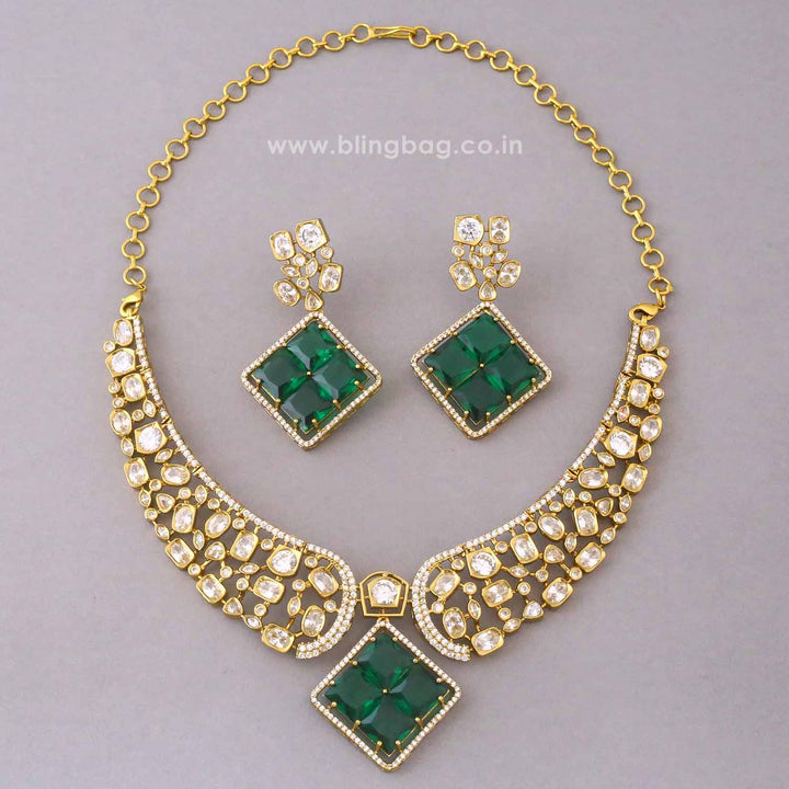 Emerald Katherina Victorian Jewellery Set - New Arrival