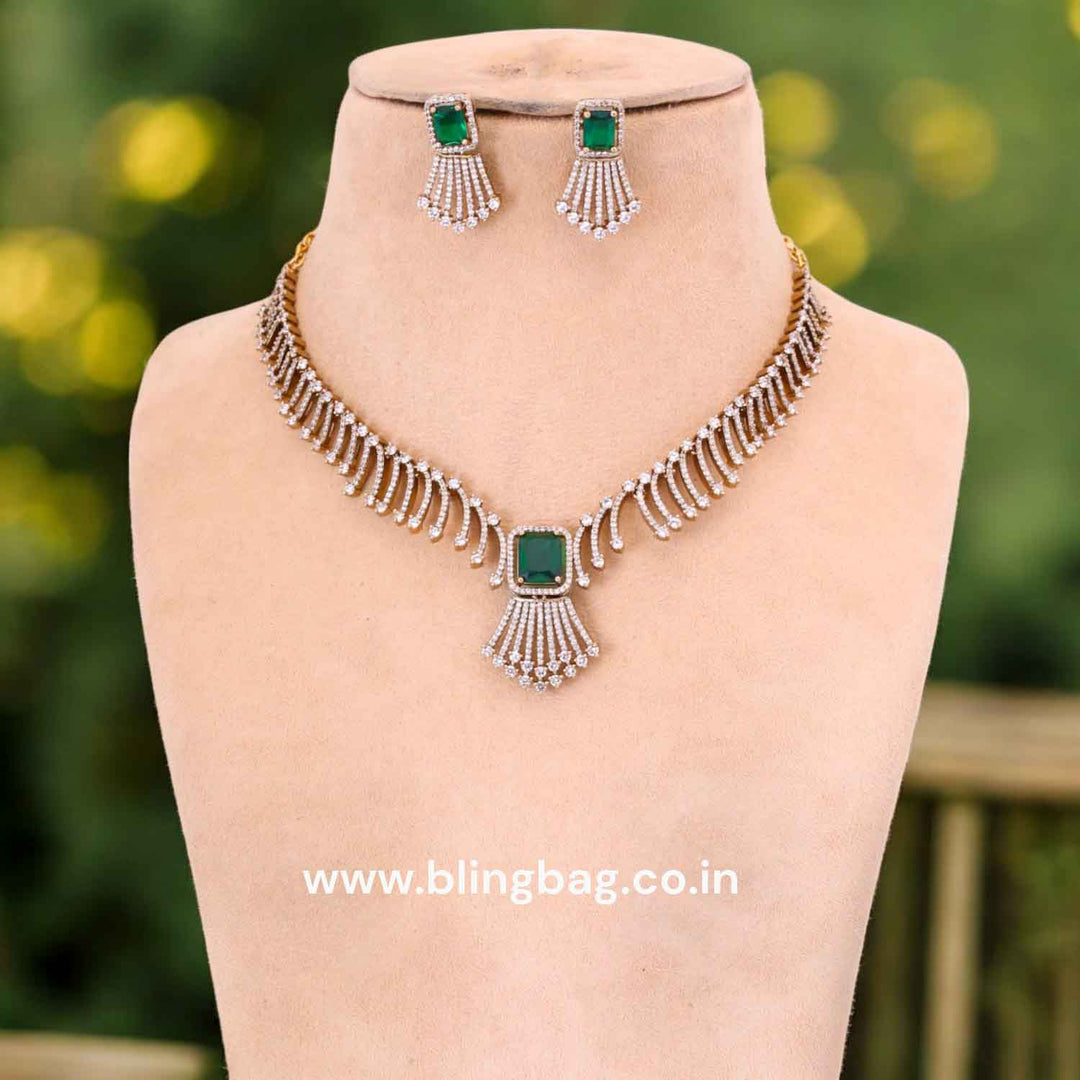 Emerald Katica Victorian Jewellery Set - New Arrival