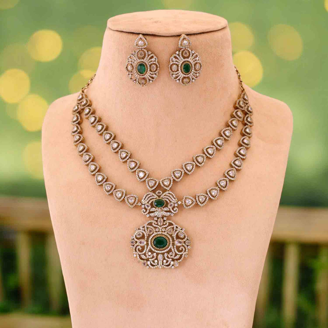Emerald Katrin Victorian Jewellery Set - New Arrival