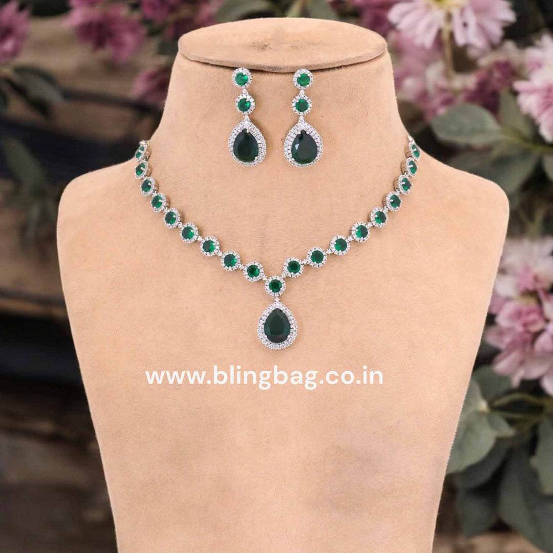 Emerald Kenny Zirconia Jewellery Set