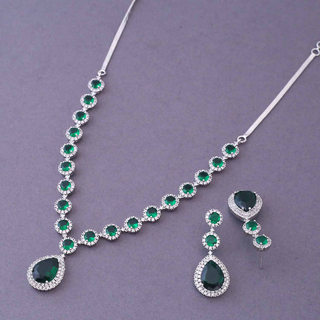 Emerald Kenny Zirconia Jewellery Set