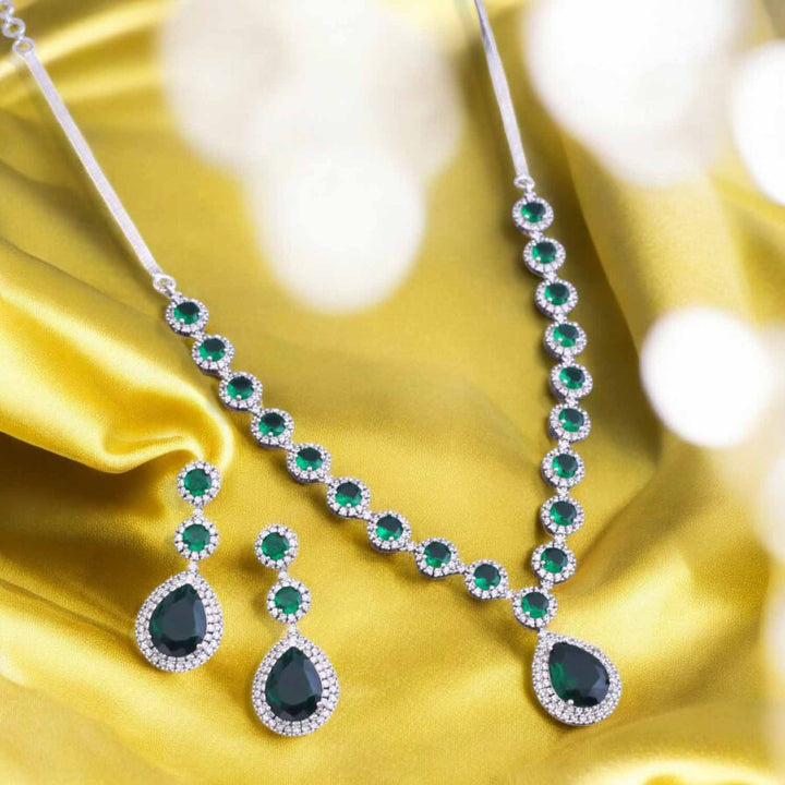 Emerald Kenny Zirconia Jewellery Set