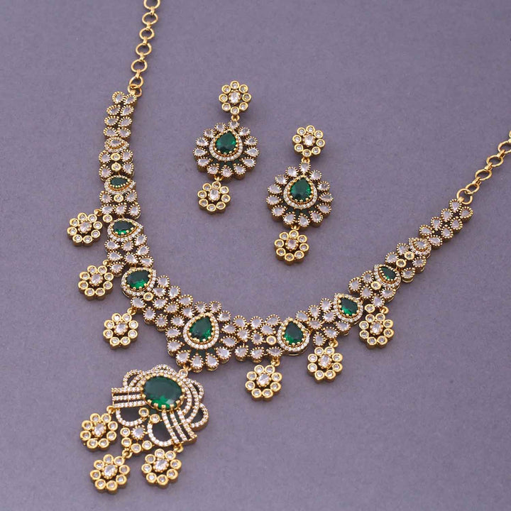Emerald Keziah Victorian Jewellery Set - New Arrival