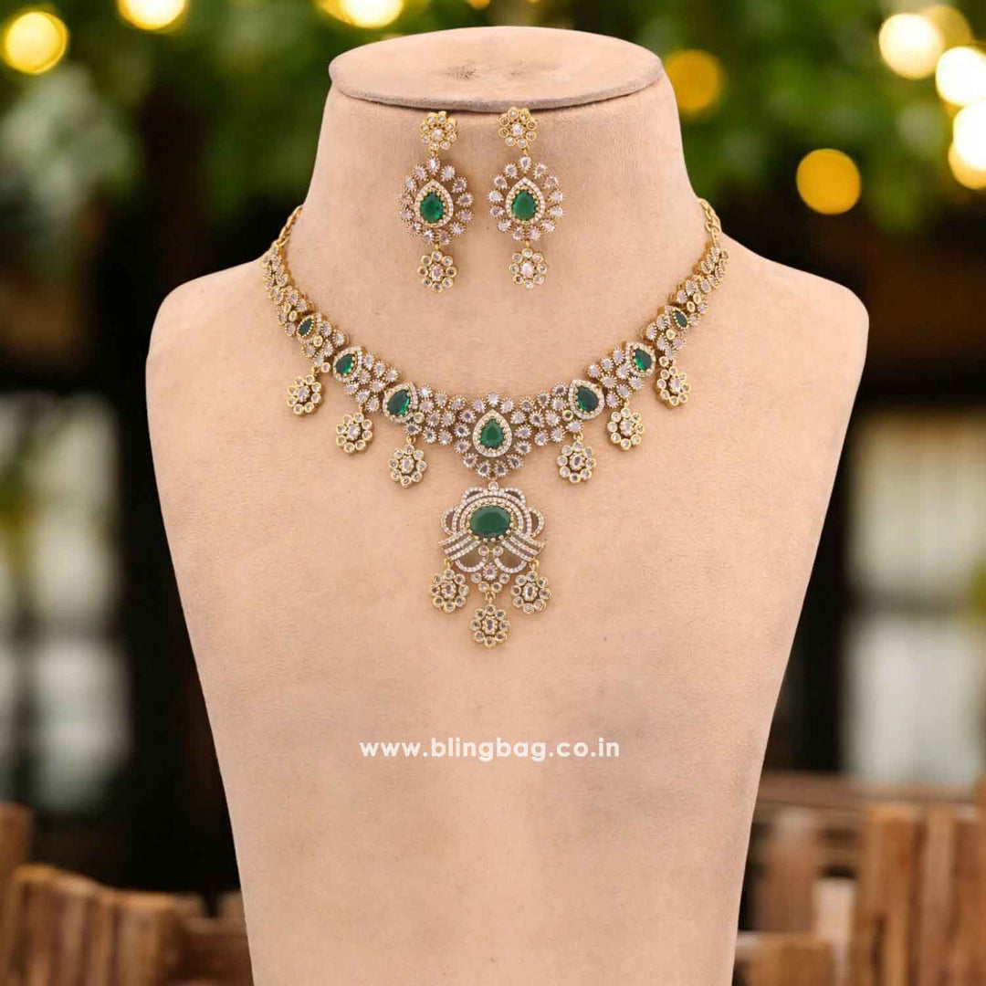 Emerald Keziah Victorian Jewellery Set - New Arrival
