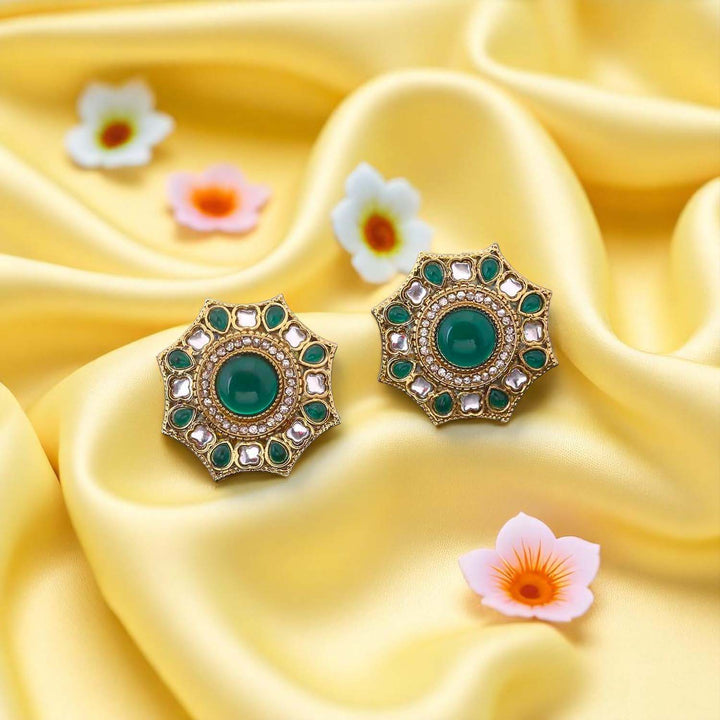 Emerald Khinara Studs