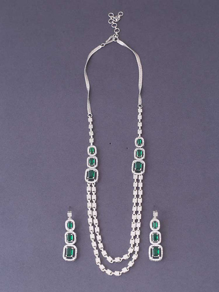 Emerald Kira Zirconia Jewellery Set