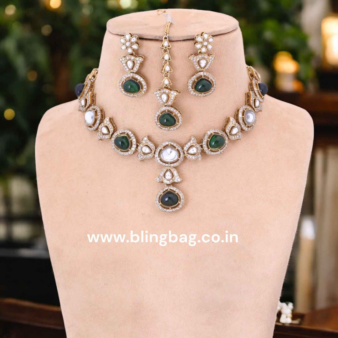 Emerald Kirsty Victorian Jewellery Set- New Arrival