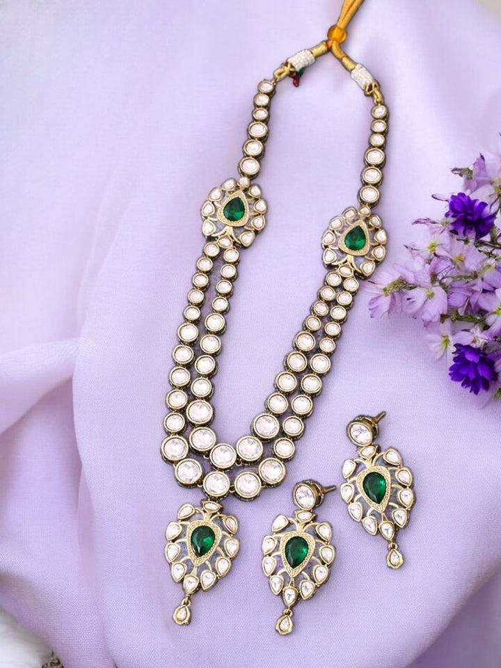 Emerald Krystal Victorian Jewellery Set - New Arrival