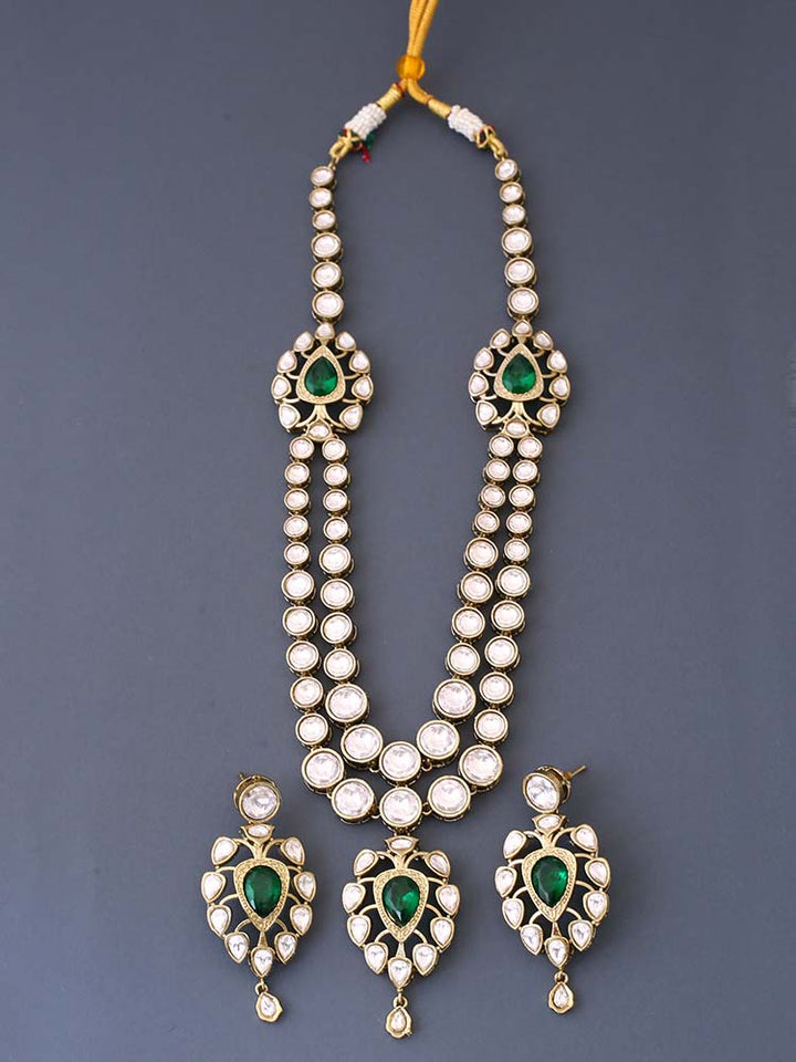 Emerald Krystal Victorian Jewellery Set - New Arrival