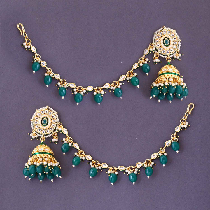 Emerald Kushali Sahara Jhumkis