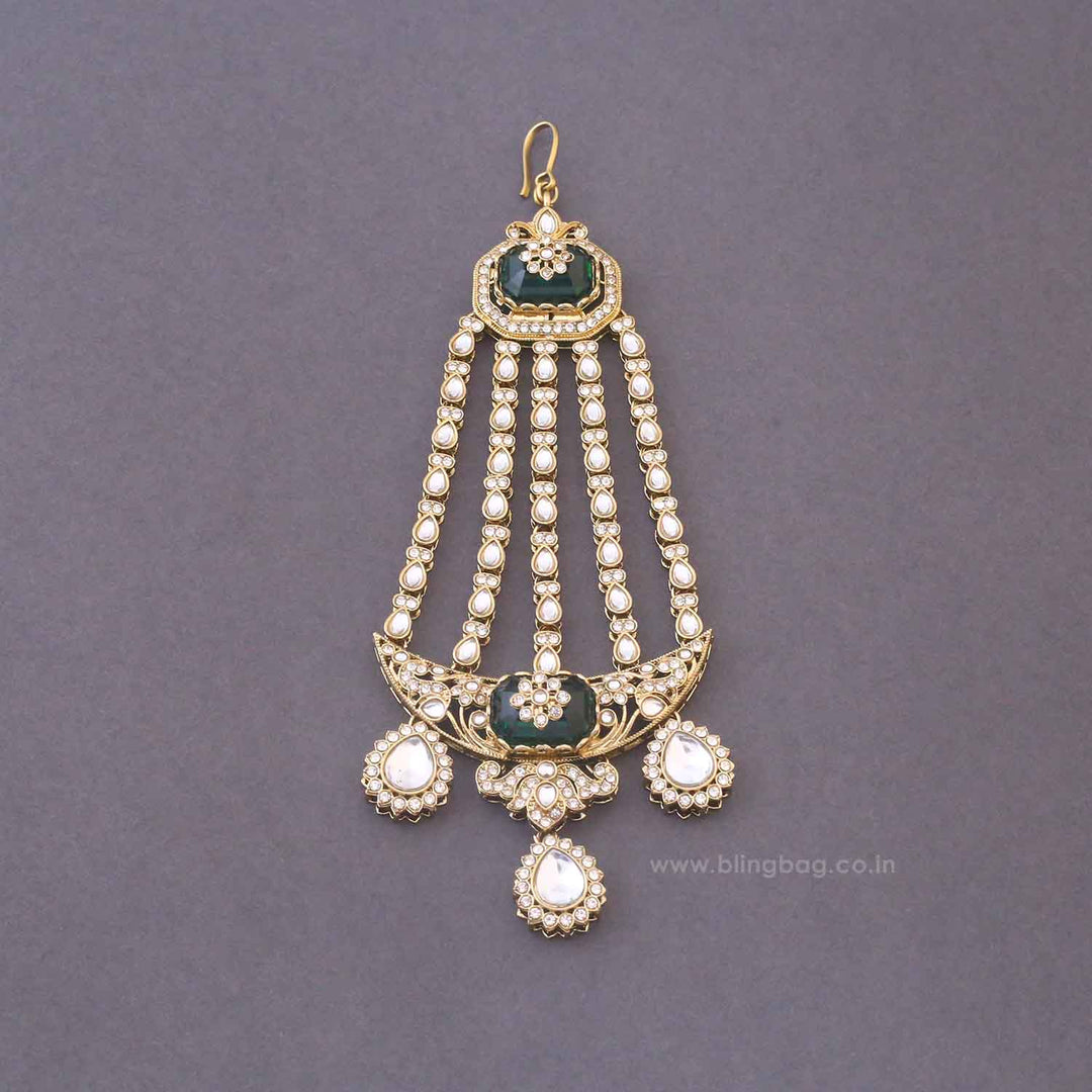 Emerald Labdhi Bridal Jewellery Set
