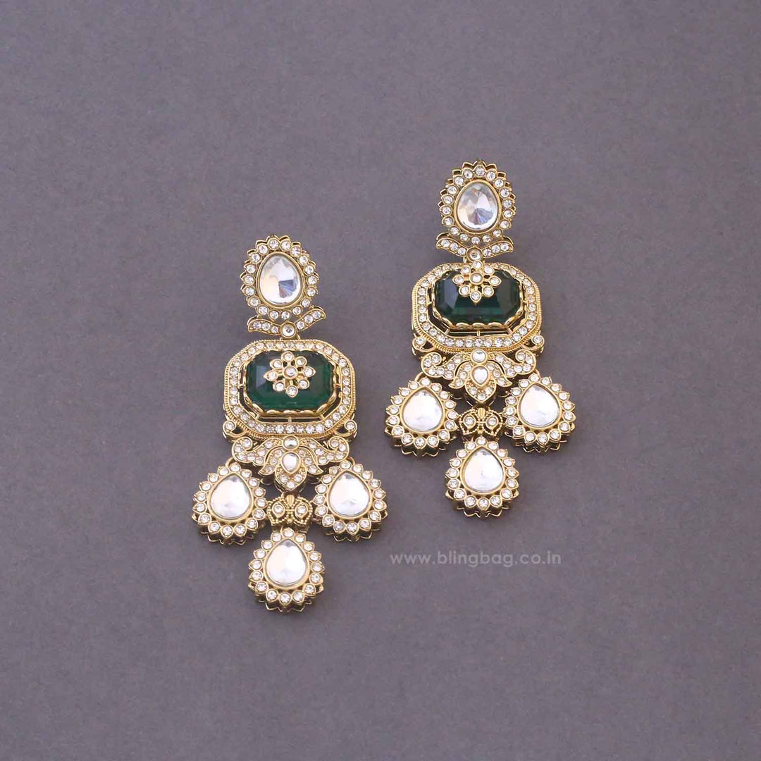 Emerald Labdhi Bridal Jewellery Set