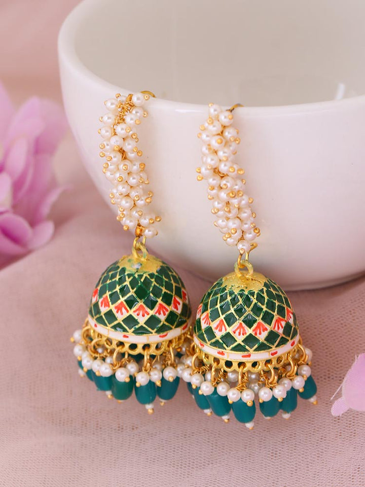Emerald Ladli Jhumkis