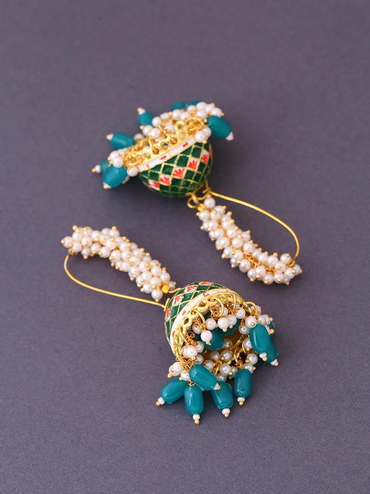 Emerald Ladli Jhumkis