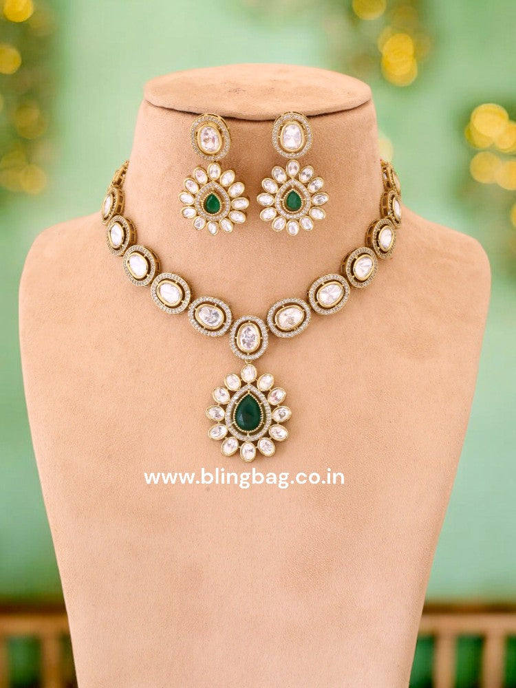 Emerald Lainey Victorian Jewellery Set - New Arrival