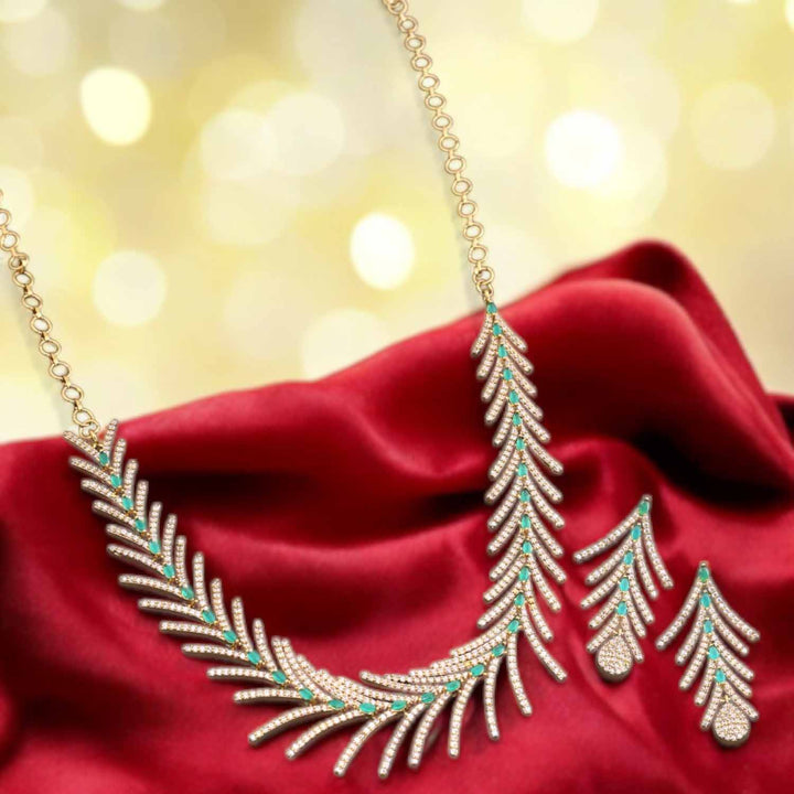 Emerald Laventa Antique Jewellery Set - New Arrival